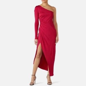 Galvan London Raspberry Dress - NWOT, size XS/S, celebrity style